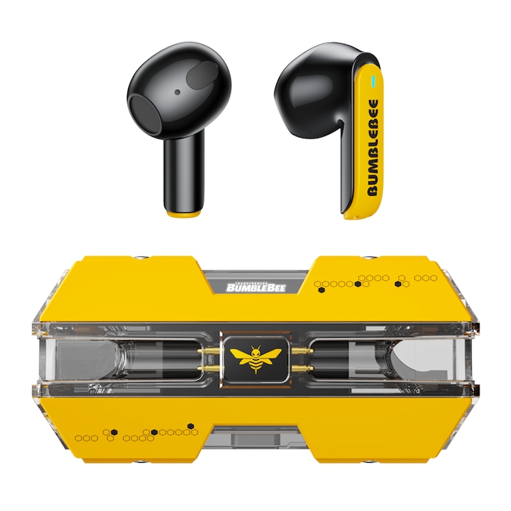 Casti wireless, HIFI, Bluetooth 5.5, sunet de inalta fidelitate, alb, autonomie 72 ore