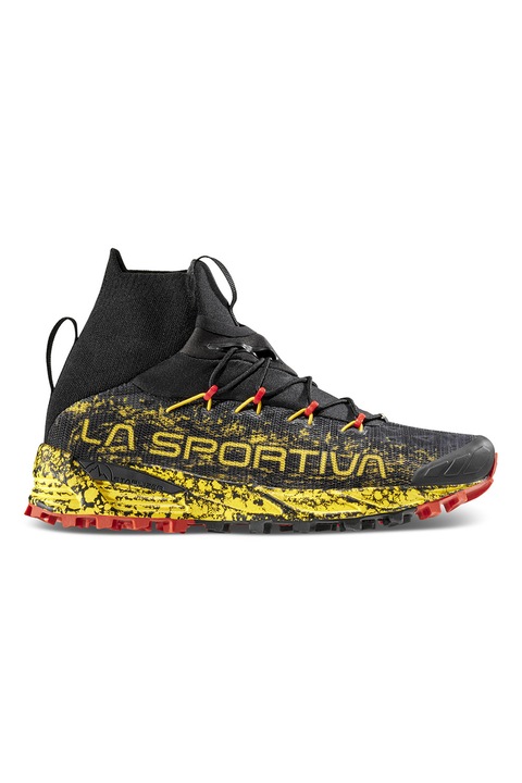 La Sportiva, Pantofi slip-on pentru alergare Uragano Goretex, Negru/Galben
