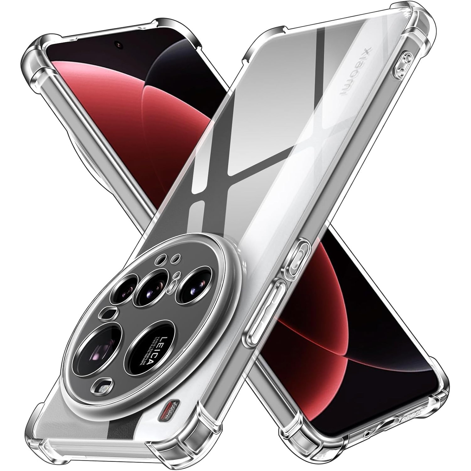 Husa Anti soc, transparenta compatibila cu Xiaomi 15 Ultra