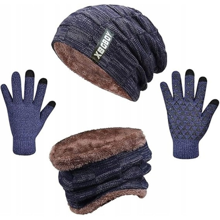 Swygoo téli szett, sapka, sál és kesztyű, színes, 50-60 cm, 20x22 cm