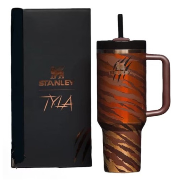 Stanley termosz, tumbler - stainless steel travel cup with 3-position lid, szivárgásmentes, 1180 ml, Sárga