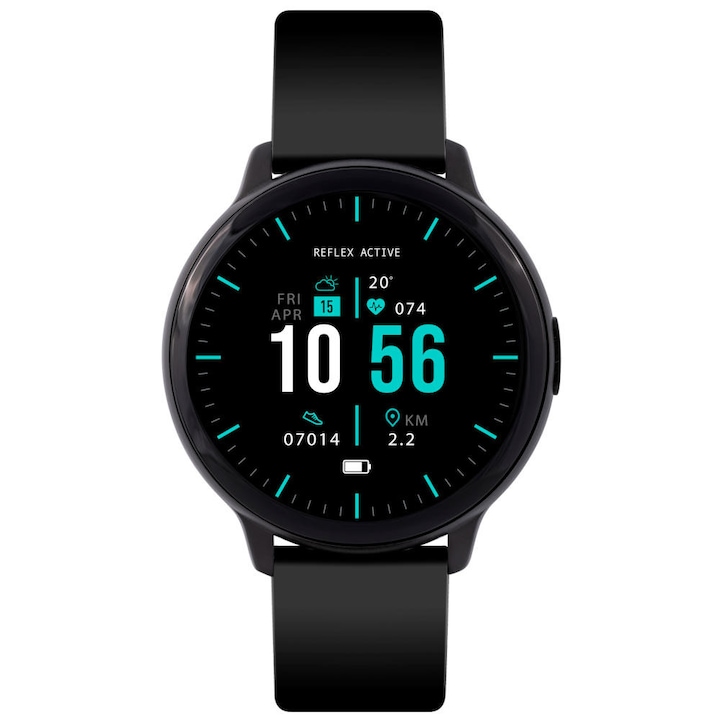 Ceas smartwatch dama Head H160500, negru, 24mm, cu functie de alarma