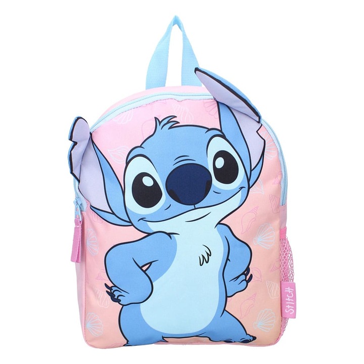 Ghiozdan Lilo & Stitch, 32x26x11cm, 100% Poliester