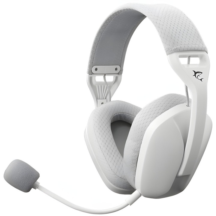 White Shark BUTTERFLY WHITE vezeték nélküli gamer fejhallgató mikrofonnal, Bluetooth, fehér - GH-2442W