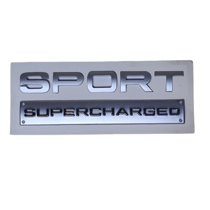 Betűk / Embléma / Sport Felturbózott Írás, Szürke