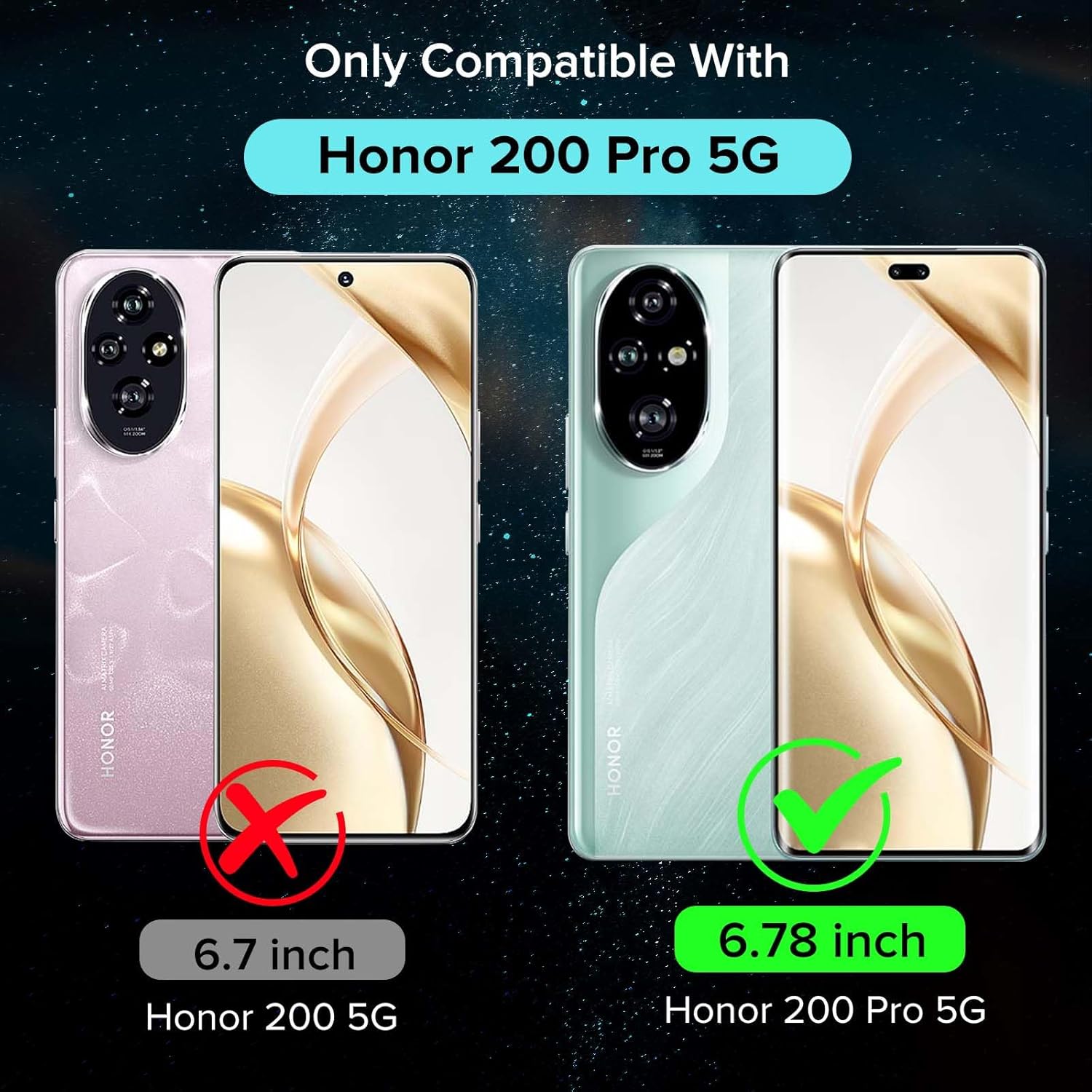 Husa Anti soc, transparenta compatibila cu Honor 200 Pro