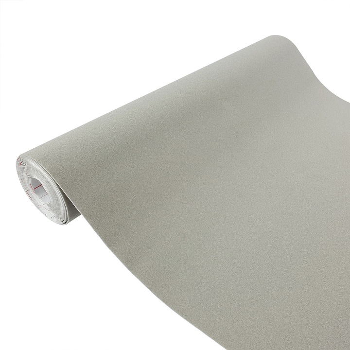 Autocolant pentru dulap de haine sub forma de sticker, taiate la dimensiune, 45 x 25 cm, DecoMeister®, Model Velur Gri, A028-045-0025