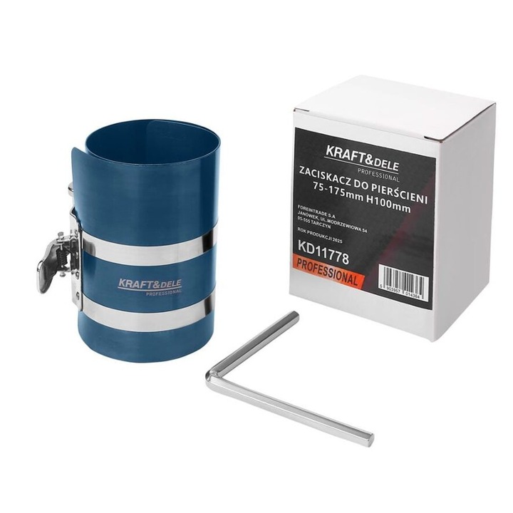 Clema pentru montarea segmentilor si pistoanelor 175-100 mm, Kraft