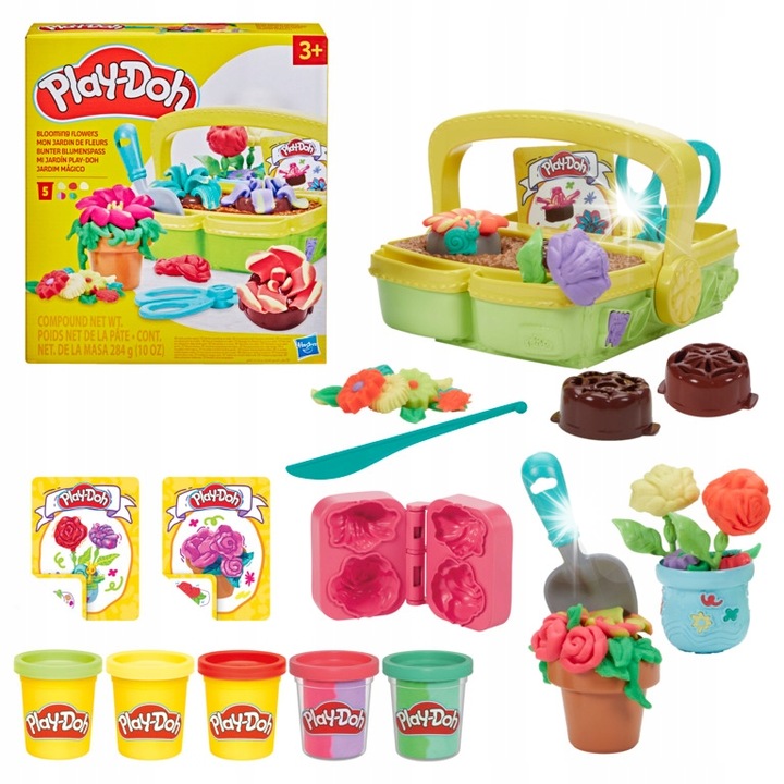 Play-Doh gyurma készlet Virágzó virágok Hasbro G0492, 5 színben