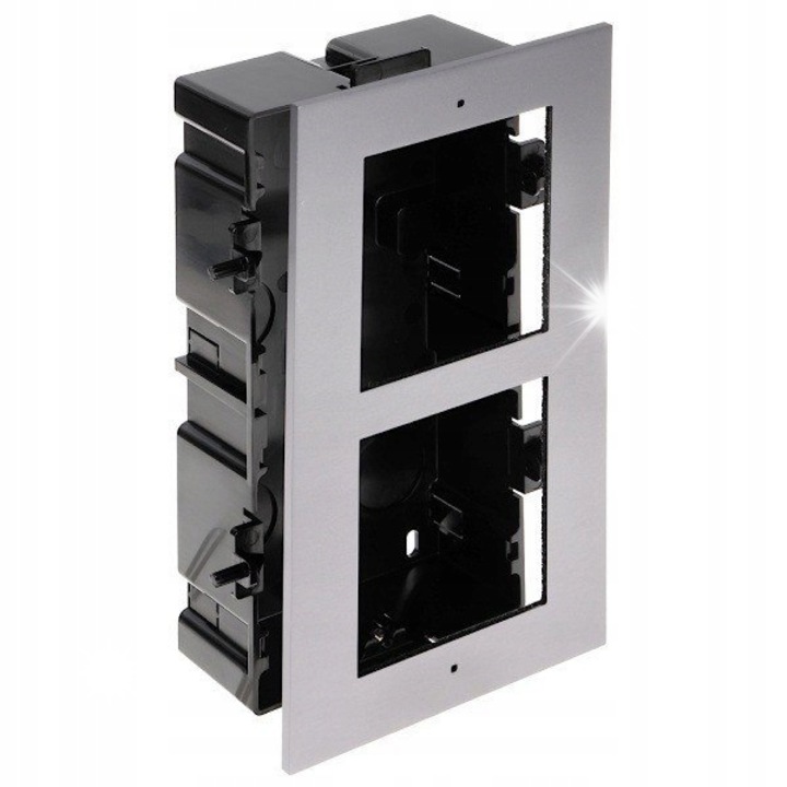 DS-KD-ACF2 rögzítőkonzol, Hikvision, alumínium és műanyag, fekete, 236x124x4mm