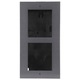 DS-KD-ACF2 rögzítőkonzol, Hikvision, alumínium és műanyag, fekete, 236x124x4mm