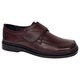 Pantofi barbati, model casual, calapod lat, piele naturala, Visiniu, Marimea 39