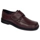 Pantofi barbati, model casual, calapod lat, piele naturala, Visiniu, Marimea 39