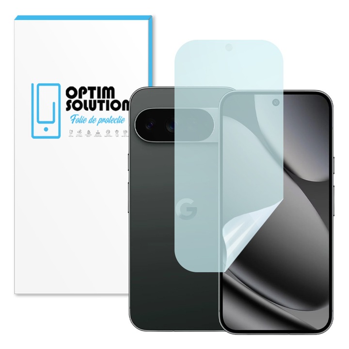 Folie Hidrogel Regenerabil pentru Google Pixel 10 Pro XL, OPTIM SOLUTION, Claritate UHD, Flexible Hydro-Crystal, Protectie Display, Compozitie Ultrasafe Membran, Transparenta