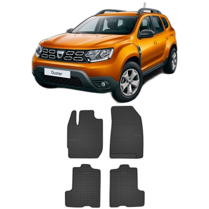 Set Covorase Auto Dacia Duster Ii, din 01.2018 - 05.2024, Caroserie Suv, compatibile cu autoturismul Dacia Duster Ii