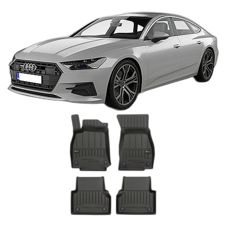 Set Covorase Auto Tip Tavita Audi A7 C8, din 02.2018 - Prezent, Caroserie Sportback, compatibile cu autoturismul Audi A7 C8