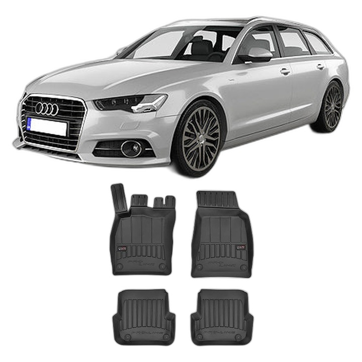 Set Covorase Auto Tip Tavita Audi A6 C8, din 09.2018 - Prezent, Caroserie Combi, compatibile cu autoturismul Audi A6 C8