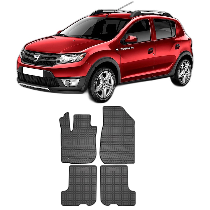 Set Covorase Auto Dacia Sandero Stepway Sandero Ii Stepway din 12.2012 - 12.2020, Caroserie Hatchback, compatibile cu autoturismul Dacia Sandero Stepway Sandero Ii Stepway