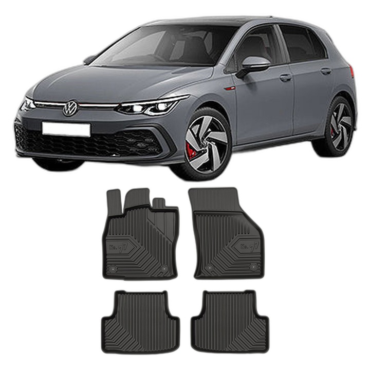 Set Covorase Auto Tip Tavita Volkswagen Golf 7 Gti, din 10.2012 - 12.2019, Caroserie Hatchback, compatibile cu autoturismul Volkswagen Golf 7 Gti