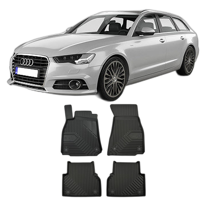 Set Covorase Auto Tip Tavita Audi A6 C8, din 09.2018 - Prezent, Caroserie Combi, compatibile cu autoturismul Audi A6 C8