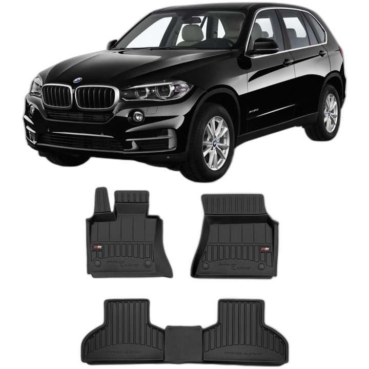 Set Covorase Auto Tip Tavita Bmw X5 F15, din 10.2013 - 10.2018, Caroserie Suv, compatibile cu autoturismul Bmw X5 F15