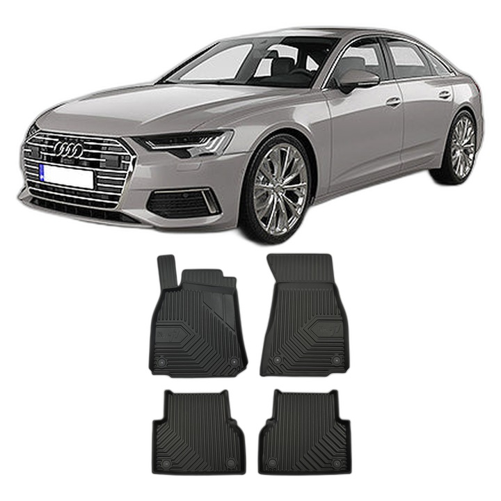 Set Covorase Auto Tip Tavita Audi A6 C8, din 06.2018 - Prezent, Caroserie Sed, compatibile cu autoturismul Audi A6 C8