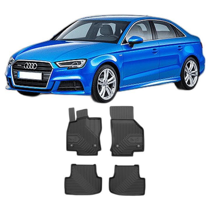 Set Covorase Auto Tip Tavita Audi A3 8Y, din 04.2020 - Prezent, Caroserie Sed, compatibile cu autoturismul Audi A3 8Y