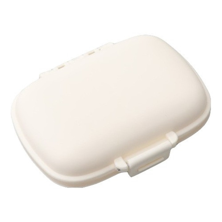 Organizator Medicamente, Plastic, 8 Compartimente, 0.1 L, Alb, 11 X 7 cm, Stef's Cat