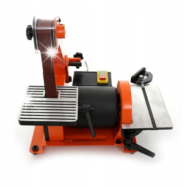 Лентово-дискова шлайфмашина 550W Kraft&Dele KD1731, 25.4x760mm, 127mm, пълен комплект