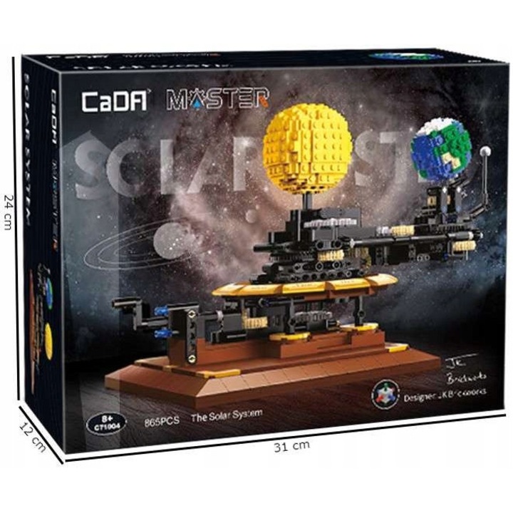 Set Klocki CADA Master Sistem Solar Planeta Pamant 865 Piese