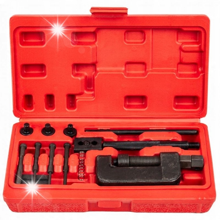 Комплект инструменти за панти, KRAFT&DELE KD10434, 13 елемента, стомана и алуминий