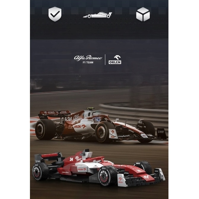 Set constructie CADA Alfa Romeo F1 Team ORLEN C42, 271 elemente