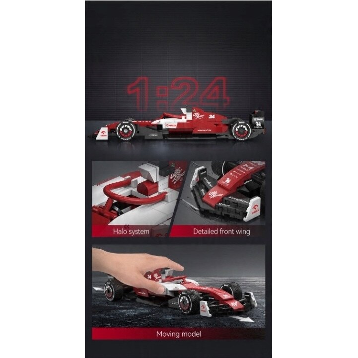 Set constructie CADA Alfa Romeo F1 Team ORLEN C42, 271 elemente
