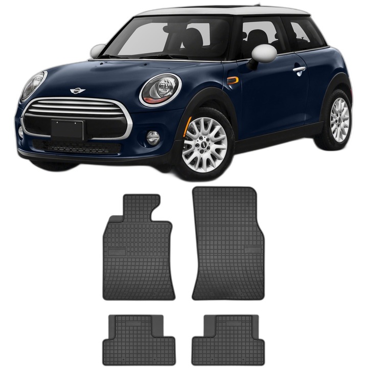 Set Covorase Auto Mini Cooper I, din 2001 - 10.2006, Caroserie Hatchback, compatibile cu autoturismul Mini Cooper I