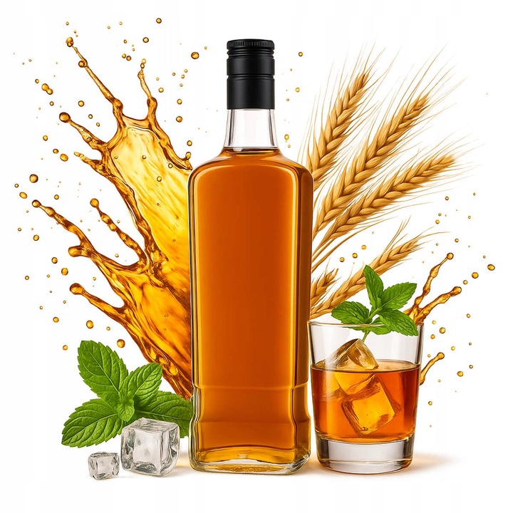 Sticla Bimberek 700ml, transparenta, pentru whisky, vin, capac metalic