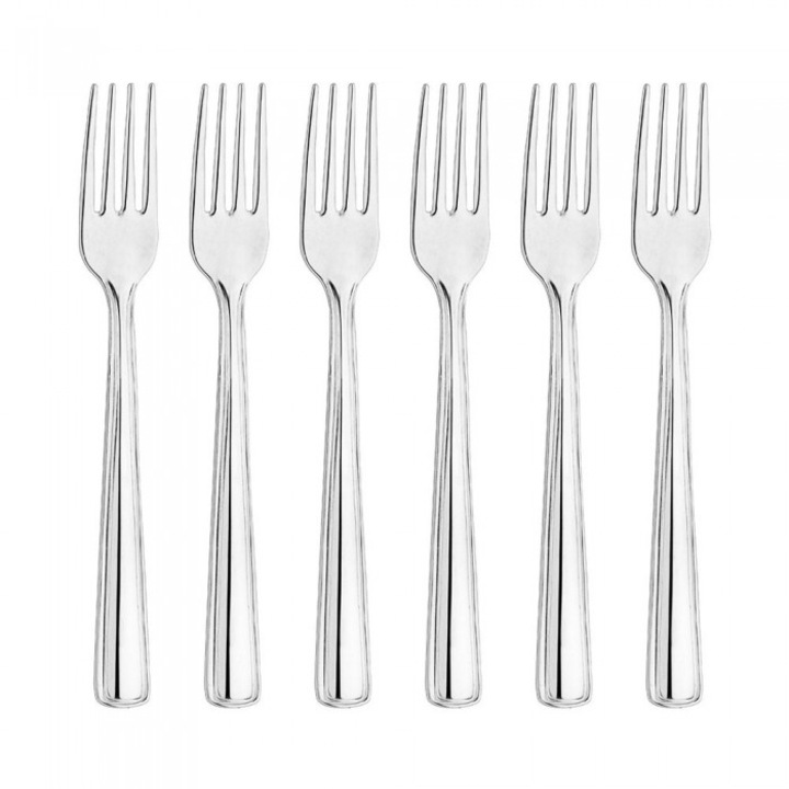 Set 6 furculite principale INOXRIV ITALIA, inox 18/0, grosime 1,8mm