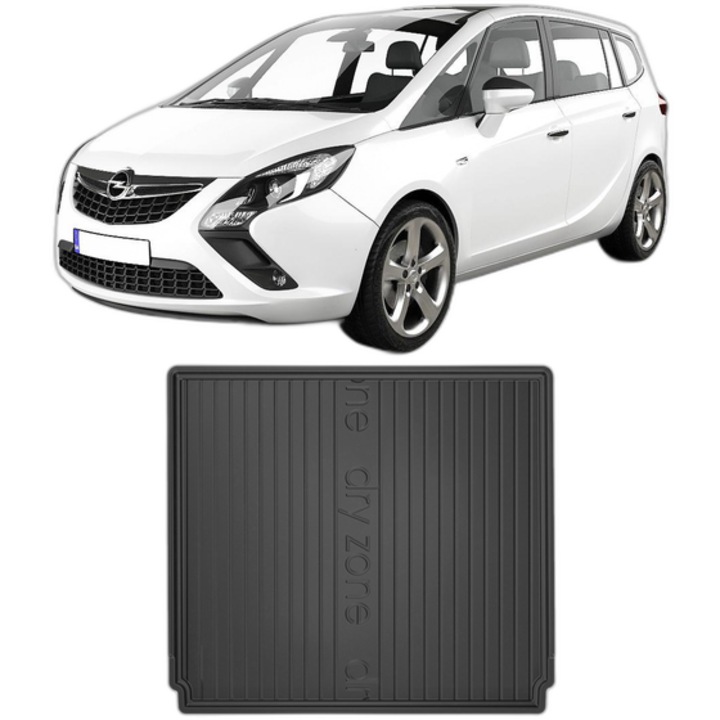 Tavita Auto Portbagaj Opel Zafira C, Caroserie Van, din 01.2012 - 07.2019, 5 Locuri, Cu Organizator, protectie portbagaj, compatibil cu Opel Zafira C, Proline