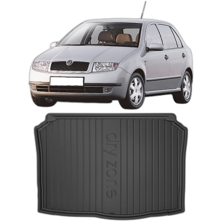 Tavita Auto Portbagaj Skoda Fabia I, Caroserie Hatchback, din 2000 - 2007, 2 Locuri, protectie portbagaj, compatibil cu Skoda Fabia I, Proline
