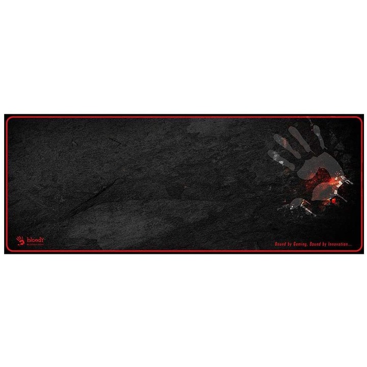 A4Tech X-Thin Gaming Egérpad Gumi és Textil, 800x300x2mm, Fekete