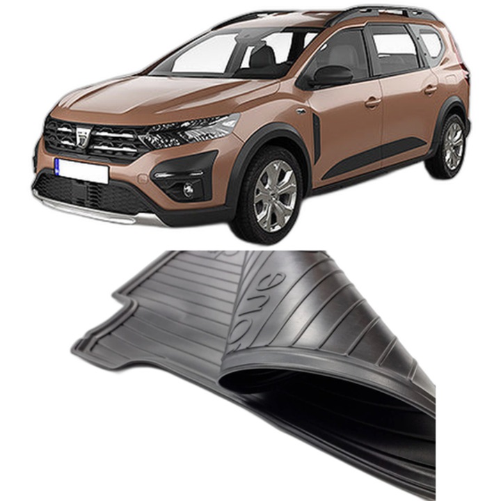 Tavita Auto Portbagaj Dacia Jogger din 2022 - Prezent, Caroserie Combi, 7 Locuri, Rand 3 Ridicat, protectie portbagaj, compatibil cu Dacia Jogger, Proline