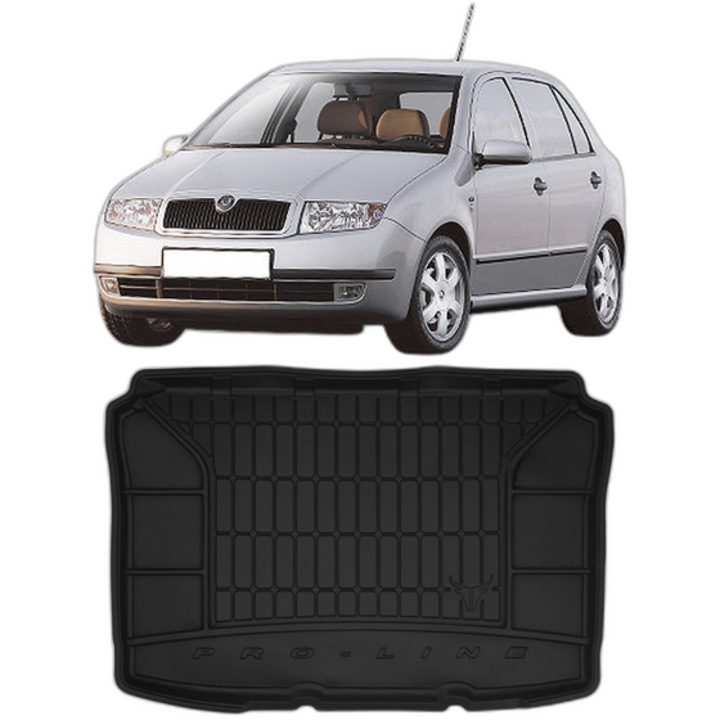 Tavita Auto Portbagaj Skoda Fabia I, Caroserie Hatchback, din 2000 - 2007, protectie portbagaj, compatibil cu Skoda Fabia I, Proline