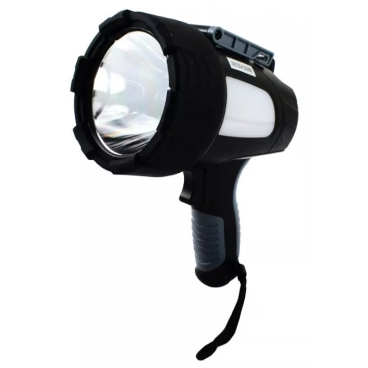 Акумулаторен сгъваем фенер GD P80 с 3 цветни филтъра, черен