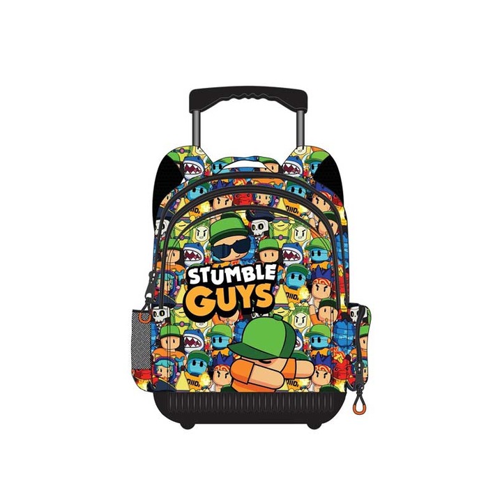 GIM trollok hátizsák, Stumble Guys modell, 2 rekeszes, 46x35x20cm, 27 literes