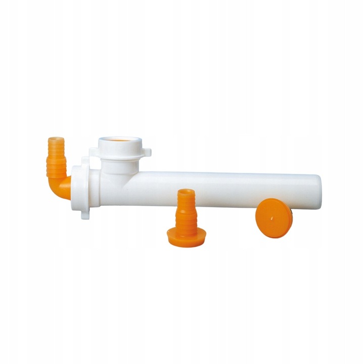 Racord canalizare Lira, 40mm, conector pentru masina de spalat 20-25mm, alb