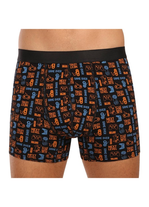 Boxeri barbati Nedeto 1NBV3, bumbac/elastan, multicolor