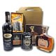 Pachet cadou special, CADOURI PREMIUM®, model Elegant Gift, care contine coniac Migdal XO, vin rosu de colectie, cafea Lavazza, ceai Taylor's si accesorii surpriza