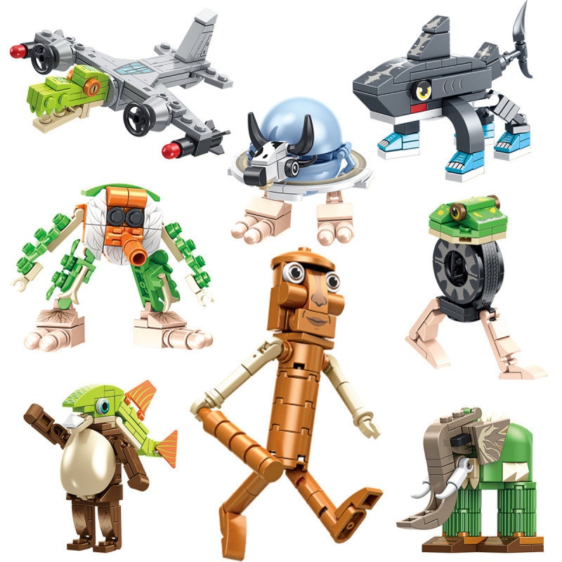 Set de blocuri de constructie, Chelfonds®, Italia Brainrot