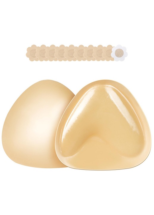 Ultra push-up ontapados melltarto korongok, Ketoldalas ragasztobetetek, Alkalmazhato sport furdoruhahoz, Bézs