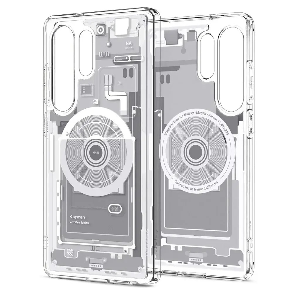 Husa pentru Samsung Galaxy S25 Ultra - Spigen Ultra Hybrid Zero One MagSafe - White