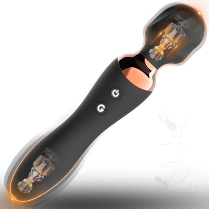 Vibrator G-spot tip bagheta pentru femei, stimulator clitoral, 12 moduri de vibratii, waterproof, masaj puternic, jucarie sexuala pentru cuplu si placere feminina, negru
